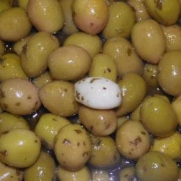 olives à l'ail 250g